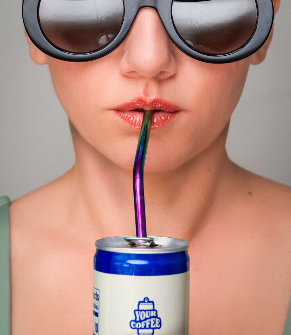 Editorial fashion portrait with sunglasses, Chicago photographer